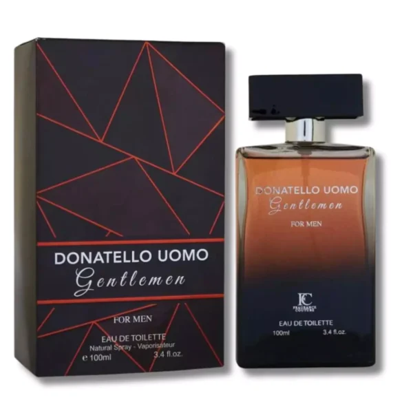 Donatello UOMO Gentleman For Men, Amber Woody fragrance for Men. Eau de Toilette