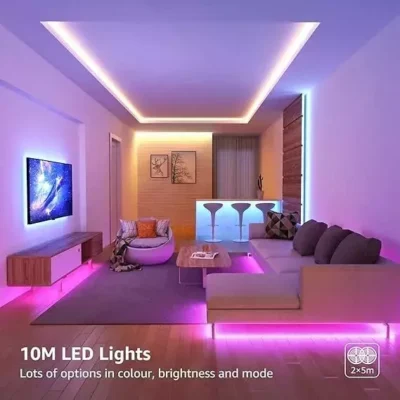 LED Strip Lights10M RGB 5050 Colour Changing Tape Cabinet Kitchen,TV,Lighting - Image 3