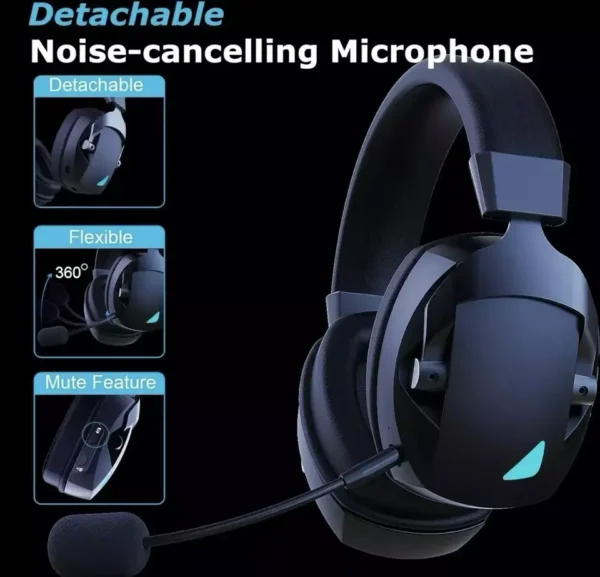 BL100 Pro Wireless Gaming Headset - Includes Mic, Micro Usb and Wired Option - Image 8