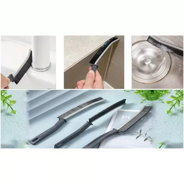 3-Pack Multipurpose Gap Cleaning Brushes Reusable Plastic Handle Gap Cleaners - Image 4