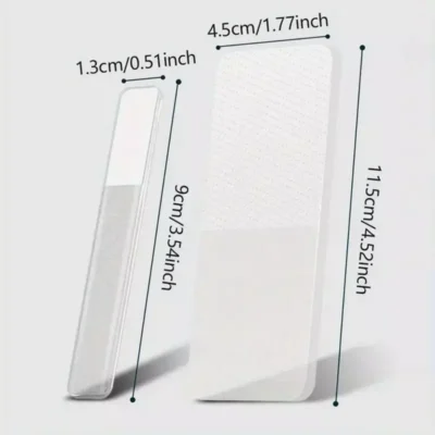 Glass Foot File Nail File Set, Callus Remover & Dead Skin Remover for Foot Care - Image 5
