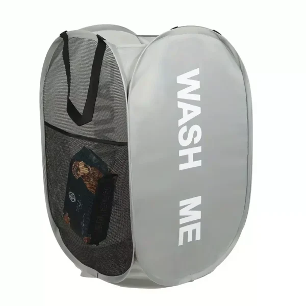 Foldable Laundry Hamper with Handles, Portable Storage Bin for Home Organization - Image 5