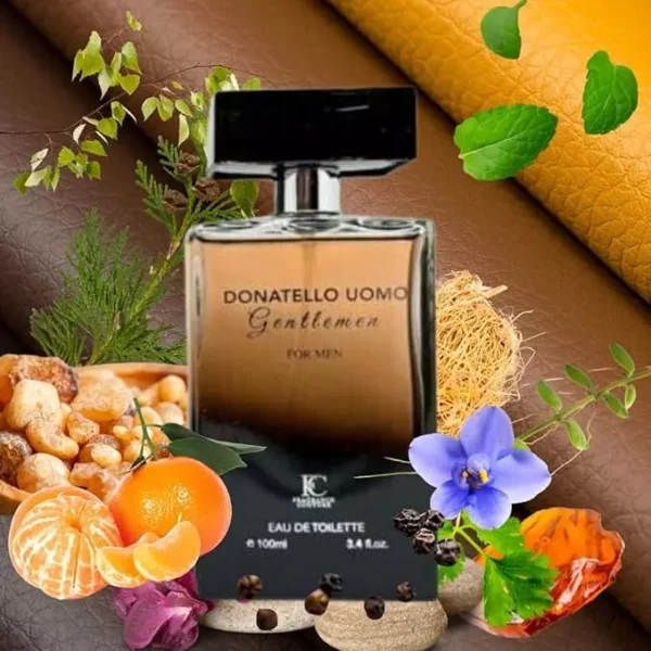 Donatello UOMO Gentleman For Men, Amber Woody fragrance for Men. Eau de Toilette - Image 3