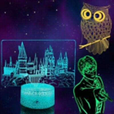 Hogwarts Castle 3D Night Light- Magical Lamp with 7 Colors & 3 Enchanting Design - Image 3