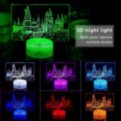 Hogwarts Castle 3D Night Light- Magical Lamp with 7 Colors & 3 Enchanting Design - Image 4
