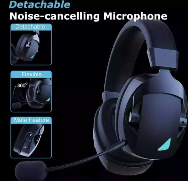 BL100 Pro Wireless Gaming Headset - Includes Mic, Micro Usb and Wired Option - Image 2