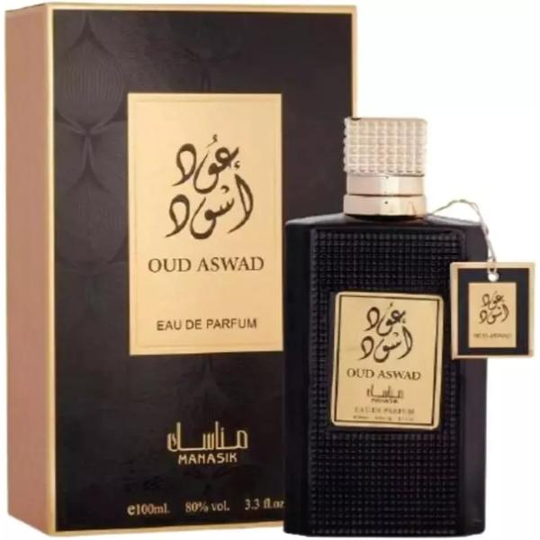 OUD Aswad Unisex Arabian Perfume EDP by Manasik Very Nice Fragrance 100ml New