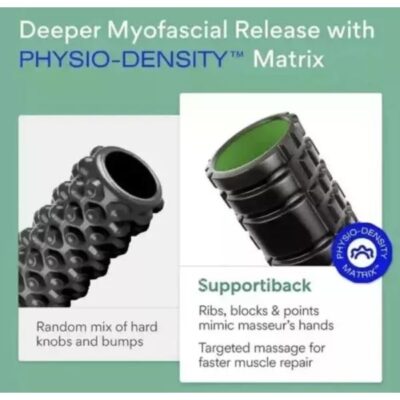 Massage Foam Roller Grid Pilates Physio Yoga Muscle Rehab Trigger Point Gym Fit. - Image 3