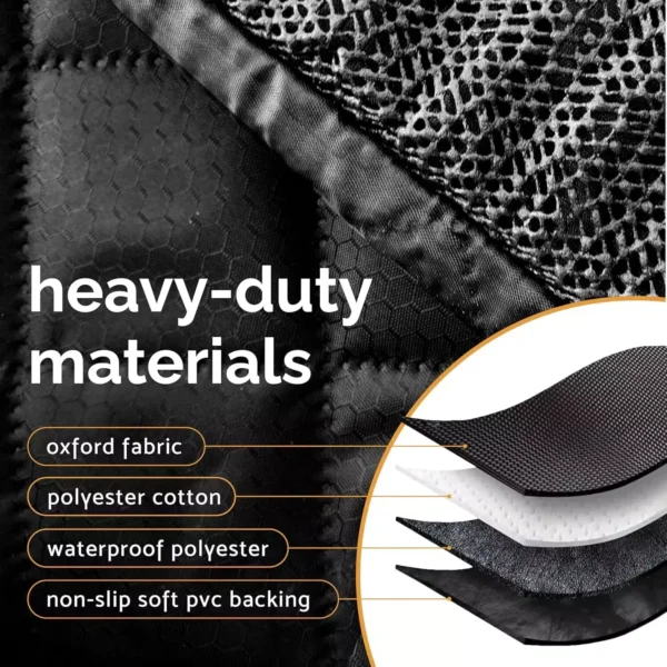 4-in-1 Pet Car Seat Cover | Hammock & Protector | Waterproof & For Back Seat - Image 6
