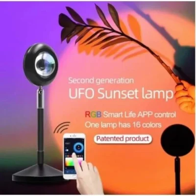 Sunset Lamp Projection - 16 Colour | Sunset Light with 24Keys Remote Multicolour - Image 4