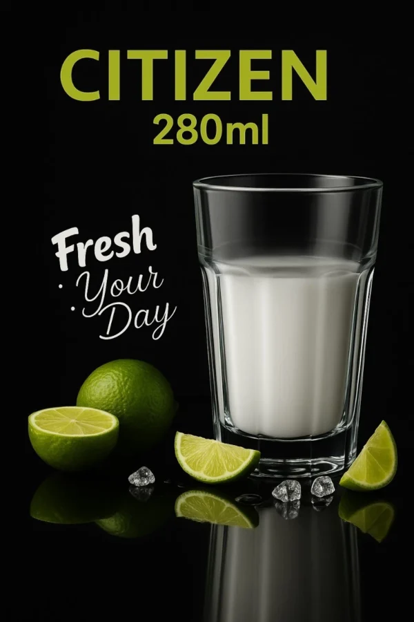 Set of 3 Drinking Glasses 280ml Highball Tumblers for Juice Water or Soda Use