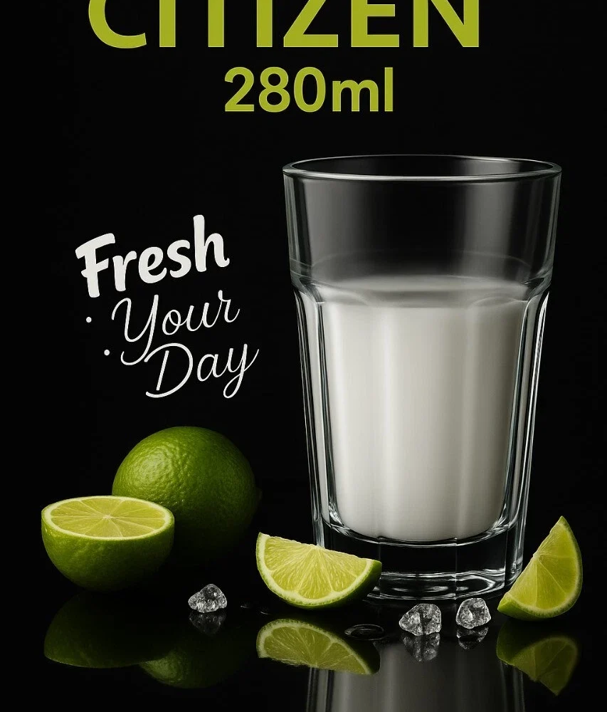 Set of 3 Drinking Glasses 280ml Highball Tumblers for Juice Water or Soda Use