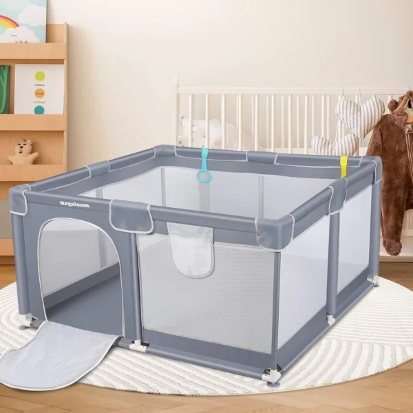 Baby Playpen Anti-Slip Base,50 x 50 In - Image 2
