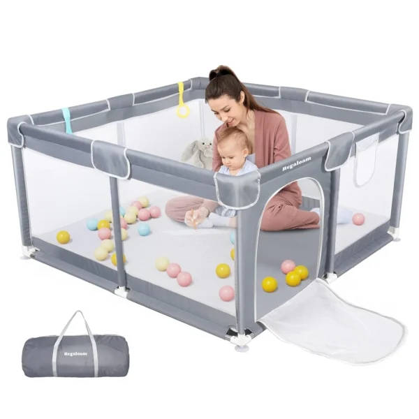 Baby Playpen Anti-Slip Base,50 x 50 In - Image 6