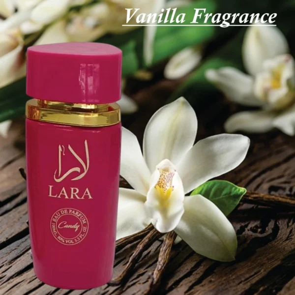 Lara Candy Eternal EDP 100ml for Women – Vanilla & Strawberry Sweet Perfume - Image 2