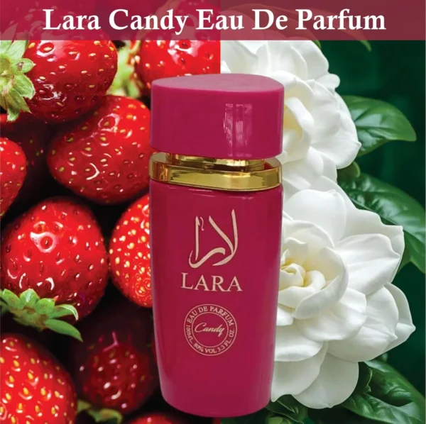 Lara Candy Eternal EDP 100ml for Women – Vanilla & Strawberry Sweet Perfume - Image 4
