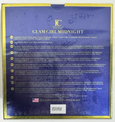 Glam Girl Midnight Blue EDP 100ml Perfume Spray for Women – Long Lasting Scent - Image 2