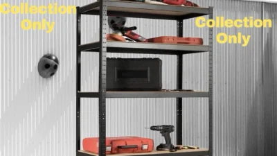 Rack Garage Shelving Units 180x120x45cm Single Bay 5 Tier Shelf Heavy Duty