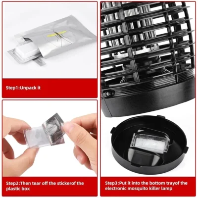 Mosquito Killer Lamp Zapper Bug Fly Insect Trap UV Light - Image 2