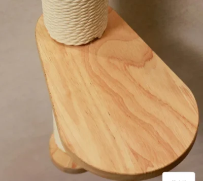 PETOMG Cat Scratching Post, Cat Wall Shelves climbing tree, Cat Walks | Rubberwood - Image 2