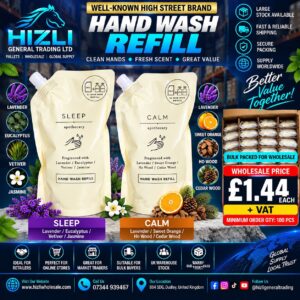 🔥 WHOLESALE DEAL – WELL-KNOWN HIGH STREET BRAND 🔥  🧴 520ml Hand Wash Refill