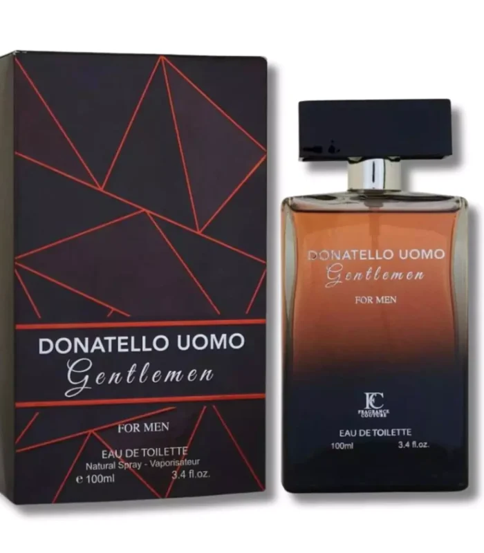 Donatello UOMO Gentleman For Men, Amber Woody fragrance for Men. Eau de Toilette