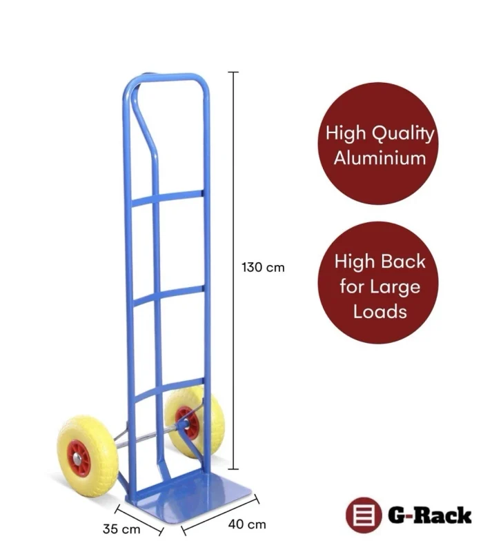 325Kg Sack Truck Heavy Duty HandTrolley Car Industrial Solid PU Wheel Tyre
