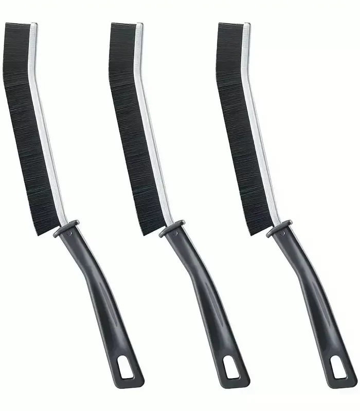 3-Pack Multipurpose Gap Cleaning Brushes Reusable Plastic Handle Gap Cleaners