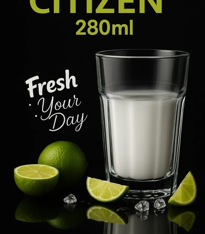 Set of 3 Drinking Glasses 280ml Highball Tumblers for Juice Water or Soda Use