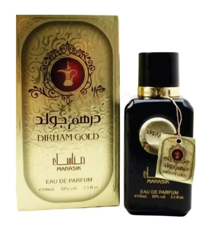 Dirham oud Gold 100ml Unisex EDP – Luxurious Arabian Perfume, Expiry 07/2029