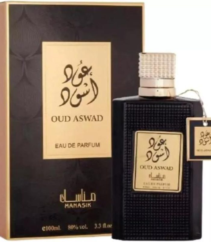 OUD Aswad Unisex Arabian Perfume EDP by Manasik Very Nice Fragrance 100ml New