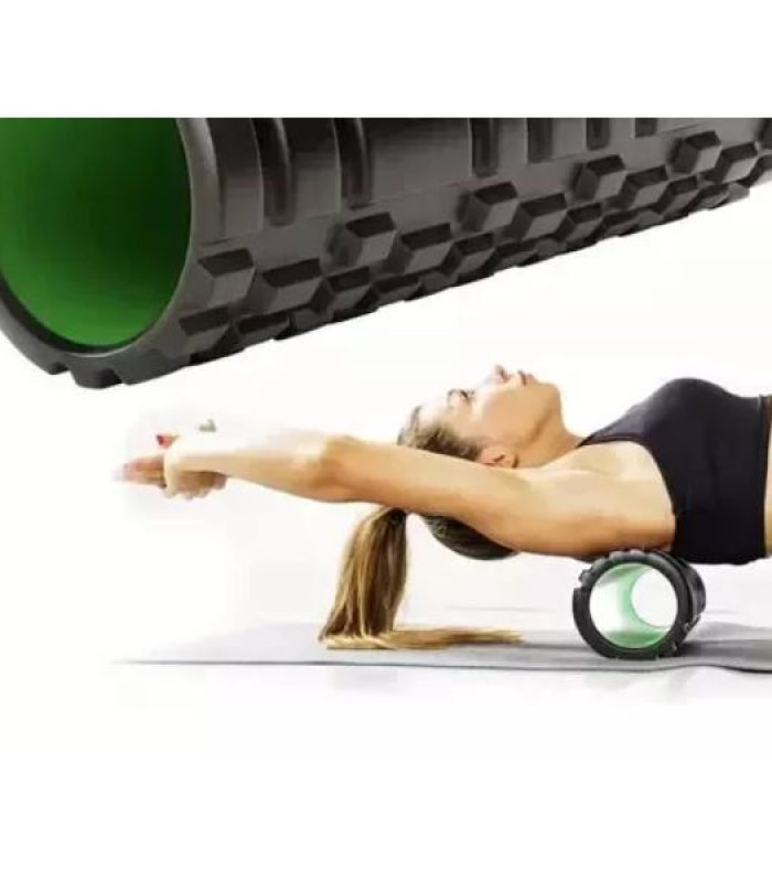 Massage Foam Roller Grid Pilates Physio Yoga Muscle Rehab Trigger Point Gym Fit.